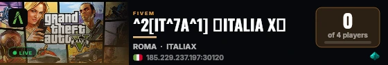 ^2[IT^7A^1] 🔥ITALIA X🔥 live status badge