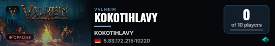 KOKOTIHLAVY live status badge