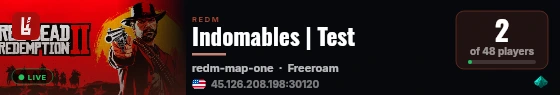 Indomables | Test live status badge