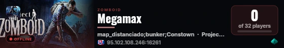 Megamax live status badge