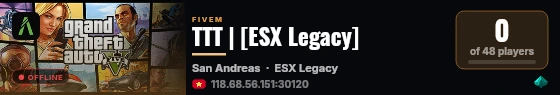 TTT | [ESX Legacy] live status badge