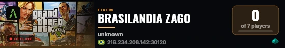 BRASILANDIA ZAGO live status badge