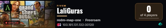 LaliGuras live status badge