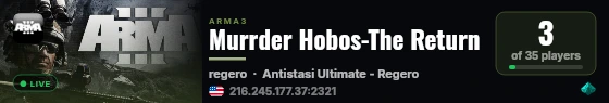 Murrder Hobos-The Return live status badge