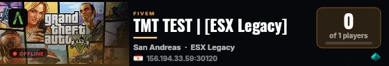 TMT TEST | [ESX Legacy] live status badge