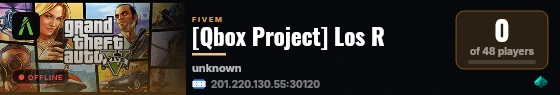 [Qbox Project] Los R live status badge