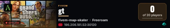gt live status badge