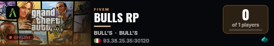 BULLS RP live status badge
