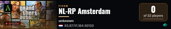 NL-RP Amsterdam live status badge
