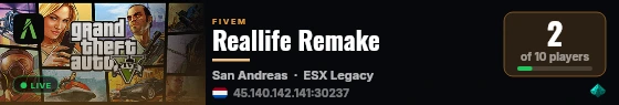 My Server Name live status badge