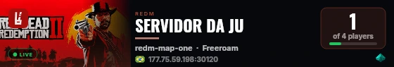 SERVIDOR DA JU live status badge