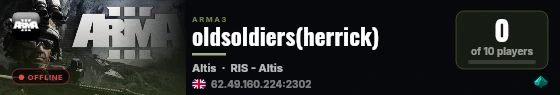 oldsoldiers(herrick) live status badge