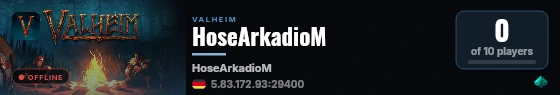 HoseArkadioM live status badge