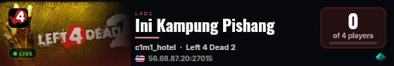 Ini Kampung Pishang live status badge