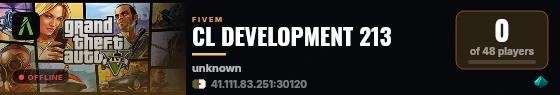 CL DEVELOPMENT 213 live status badge