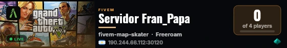 Servidor Fran_Papa live status badge