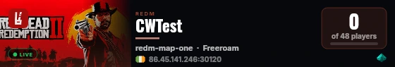 CWTest live status badge