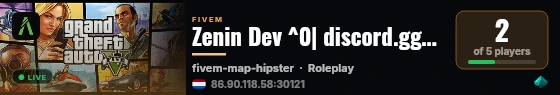 Zenin Dev ^0| discord.gg/ckYUQmgkud live status badge