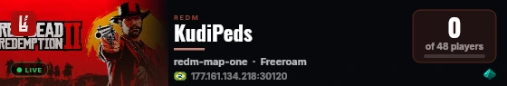 KudiPeds live status badge