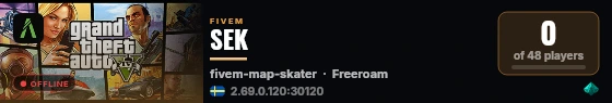 SEK live status badge