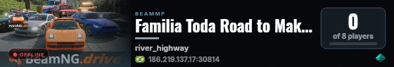 Familia Toda Road to Makake live status badge
