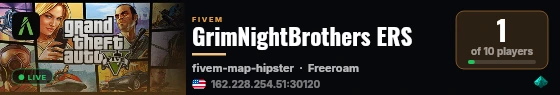 GrimNightBrothers ERS live status badge