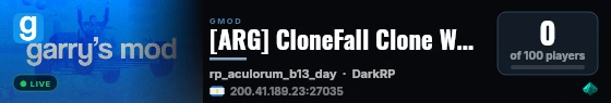 [ARG] CloneFall Clone Wars |Proximamente | discord.gg/UwmFHUJMd live status badge