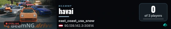 havai live status badge