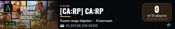 [CA:RP] CA:RP live status badge