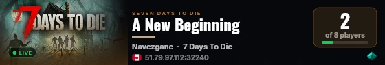 A New Beginning live status badge