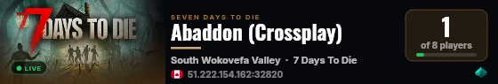 Abaddon (Crossplay) live status badge