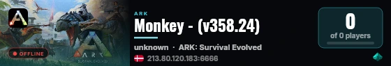 Monkey - (v358.24) live status badge