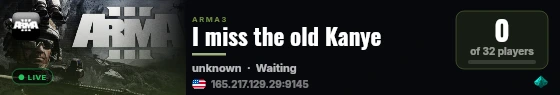 I miss the old Kanye live status badge