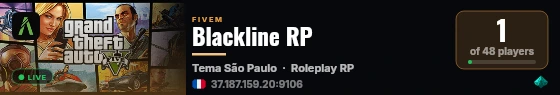 Blackline RP live status badge