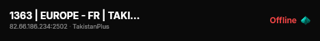 1363 | EUROPE - FR | TAKISTAN - VANILLA - No Mods live status badge