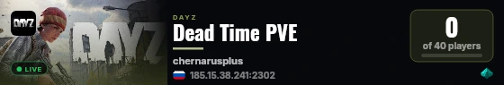 Dead Time PVE live status badge