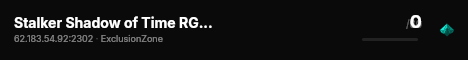 Stalker Shadow of Time RG PVE live status badge