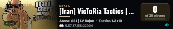 [Iran] VicToRia Tactics | PVP live status badge