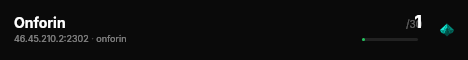 Onforin live status badge