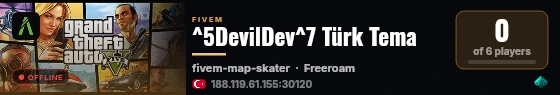 ^5DevilDev^7 Türk Tema live status badge
