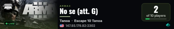 No se (att. G) live status badge