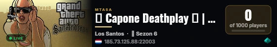 ✦ Capone Deathplay ✦ | Ölmüne Rekabet | Türk Sesli Deathmatch ✦ live status badge