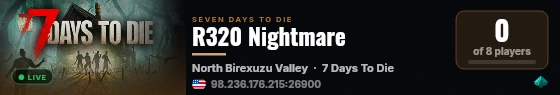 R320 Nightmare live status badge
