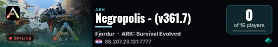 Negropolis - (v361.7) live status badge