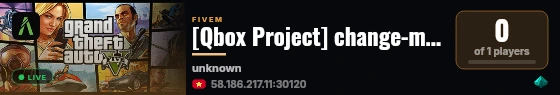 [Qbox Project] change-me1 live status badge