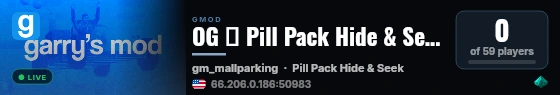 OG ★ Pill Pack Hide & Seek | Season 1 | Since 2024 live status badge
