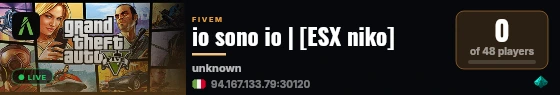 io sono io | [ESX niko] live status badge