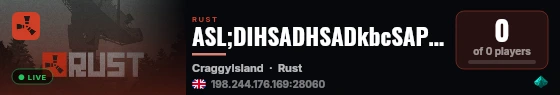 ASL;DIHSADHSADkbcSAPCASDLHASCXC;'SICSB live status badge