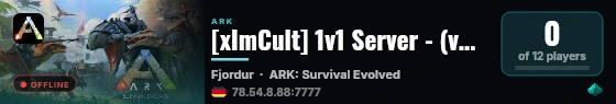 [xImCult] 1v1 Server - (v361.7) live status badge