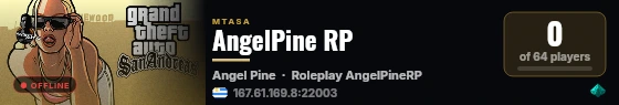 AngelPine RP live status badge